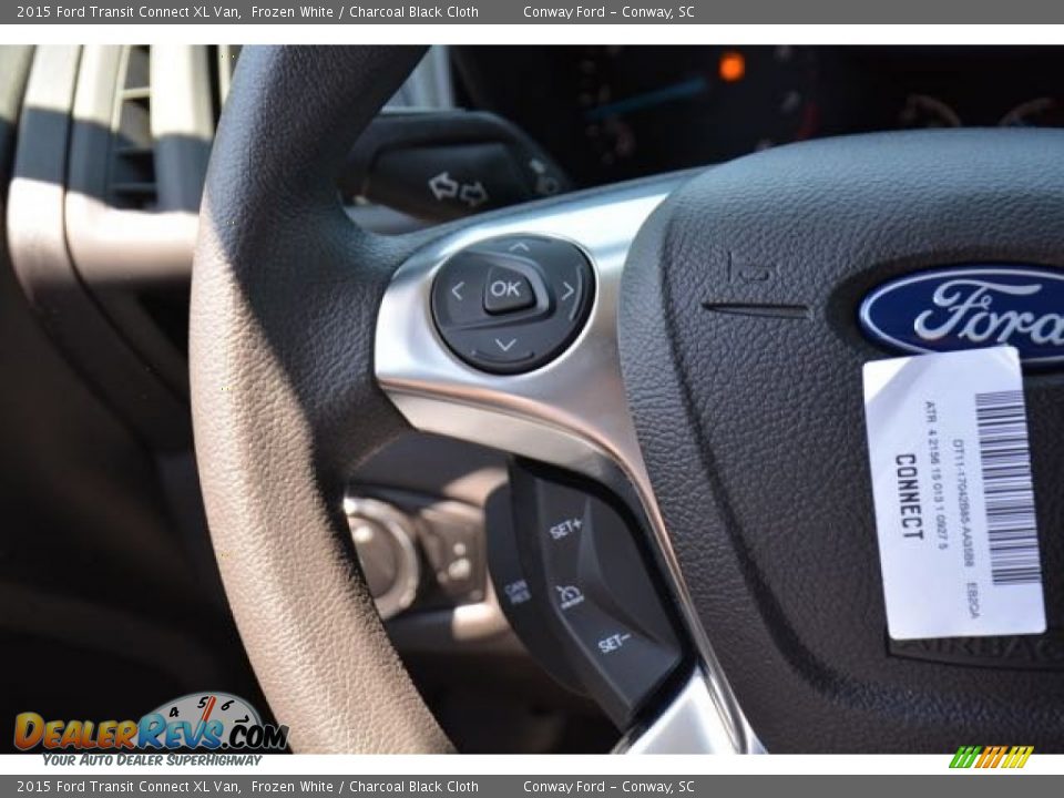 2015 Ford Transit Connect XL Van Frozen White / Charcoal Black Cloth Photo #20