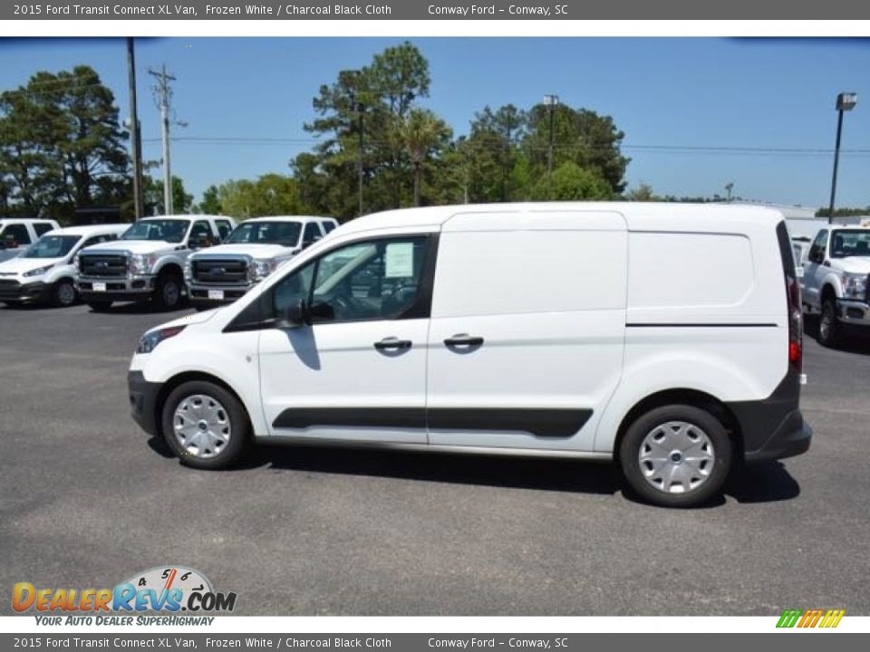 2015 Ford Transit Connect XL Van Frozen White / Charcoal Black Cloth Photo #8