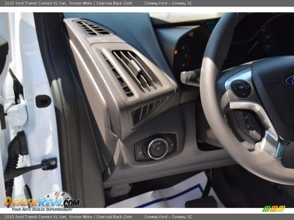 2015 Ford Transit Connect XL Van Frozen White / Charcoal Black Cloth Photo #18