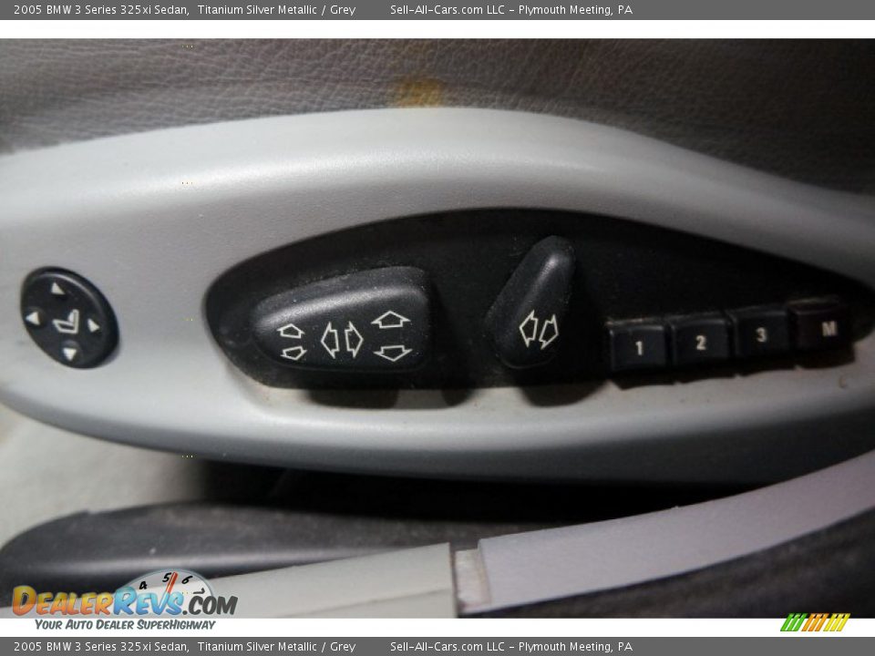 2005 BMW 3 Series 325xi Sedan Titanium Silver Metallic / Grey Photo #19