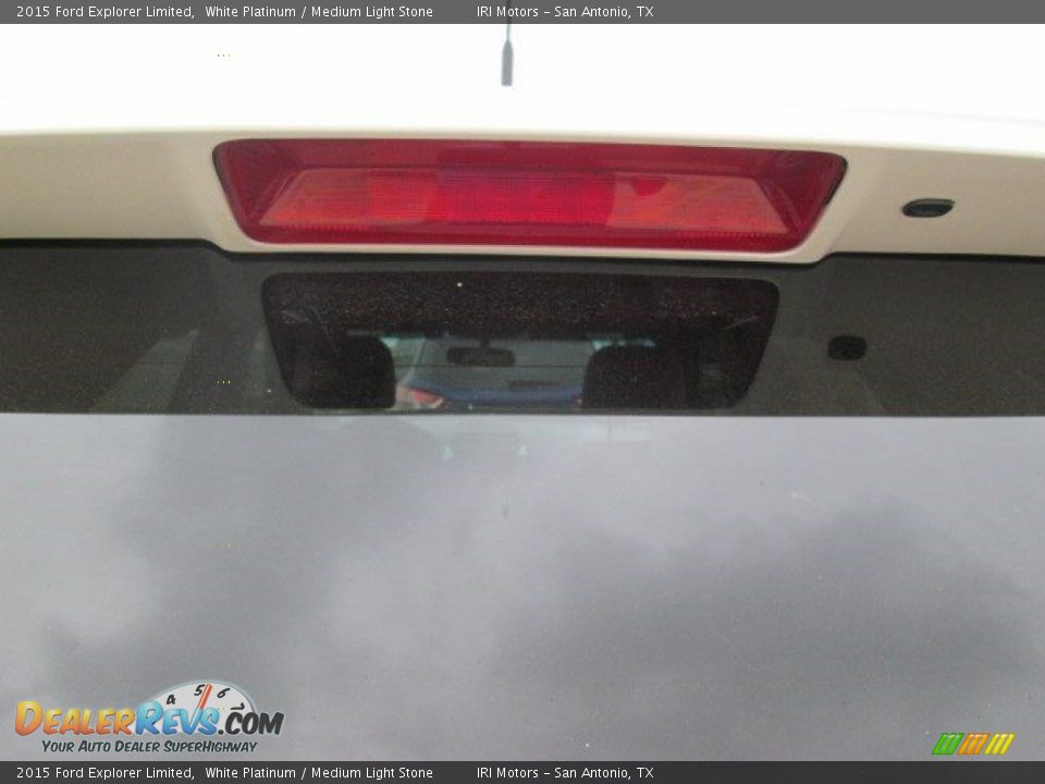 2015 Ford Explorer Limited White Platinum / Medium Light Stone Photo #16