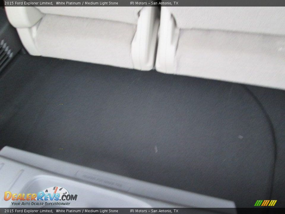 2015 Ford Explorer Limited White Platinum / Medium Light Stone Photo #20