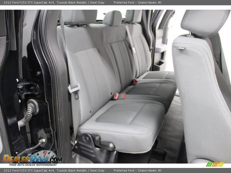 Rear Seat of 2013 Ford F150 STX SuperCab 4x4 Photo #14