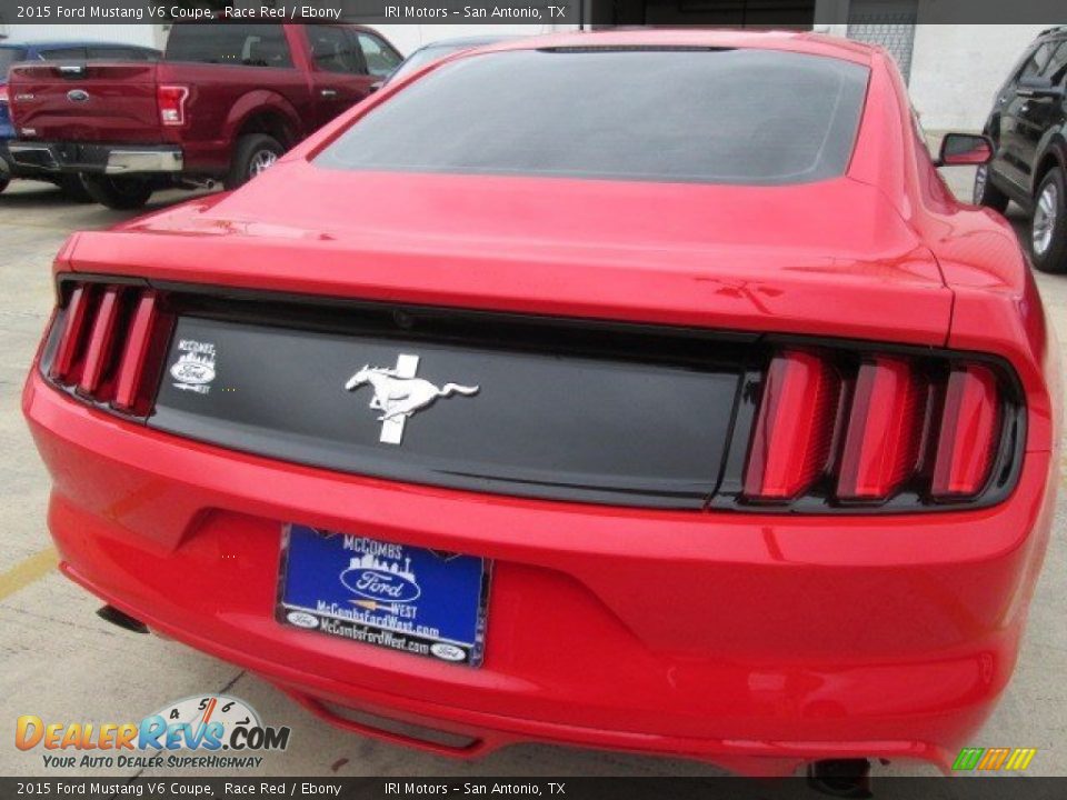 2015 Ford Mustang V6 Coupe Race Red / Ebony Photo #6