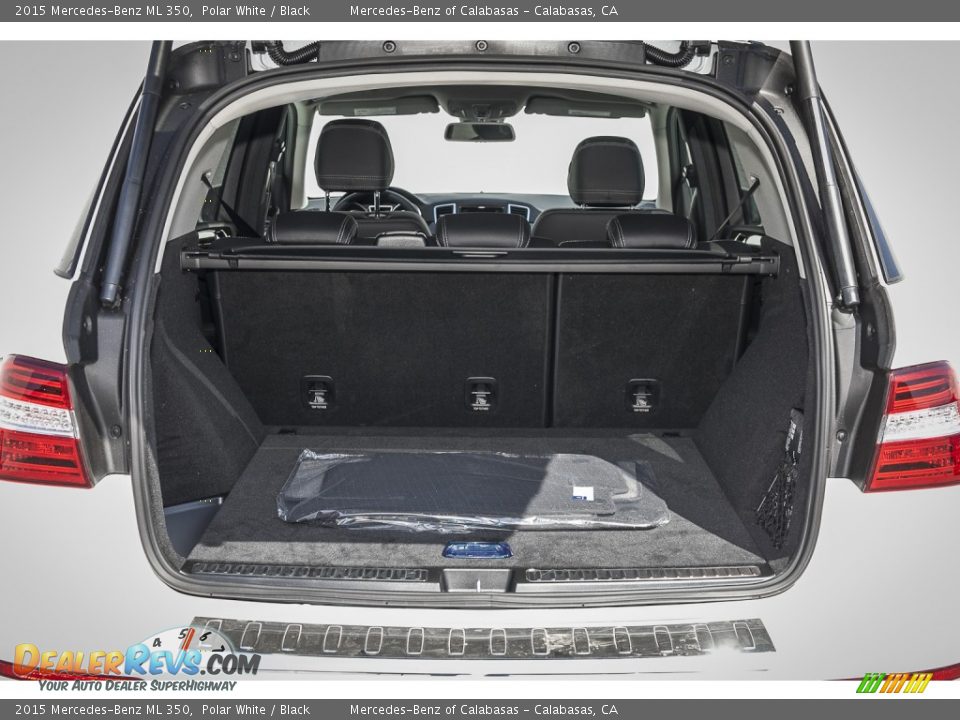 2015 Mercedes-Benz ML 350 Polar White / Black Photo #4