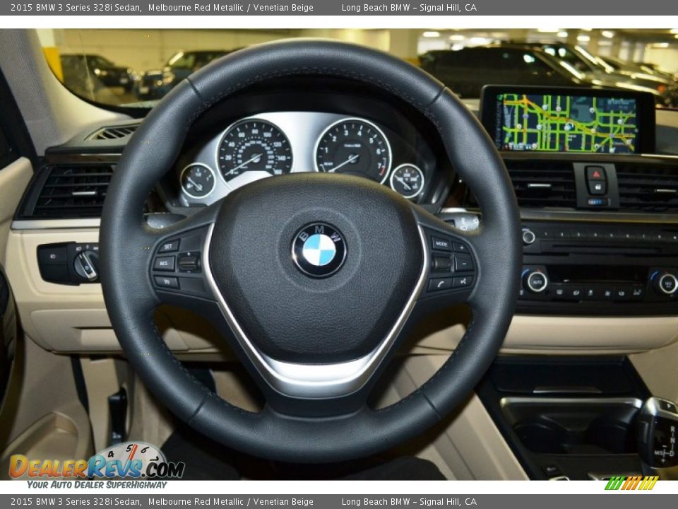 2015 BMW 3 Series 328i Sedan Steering Wheel Photo #9