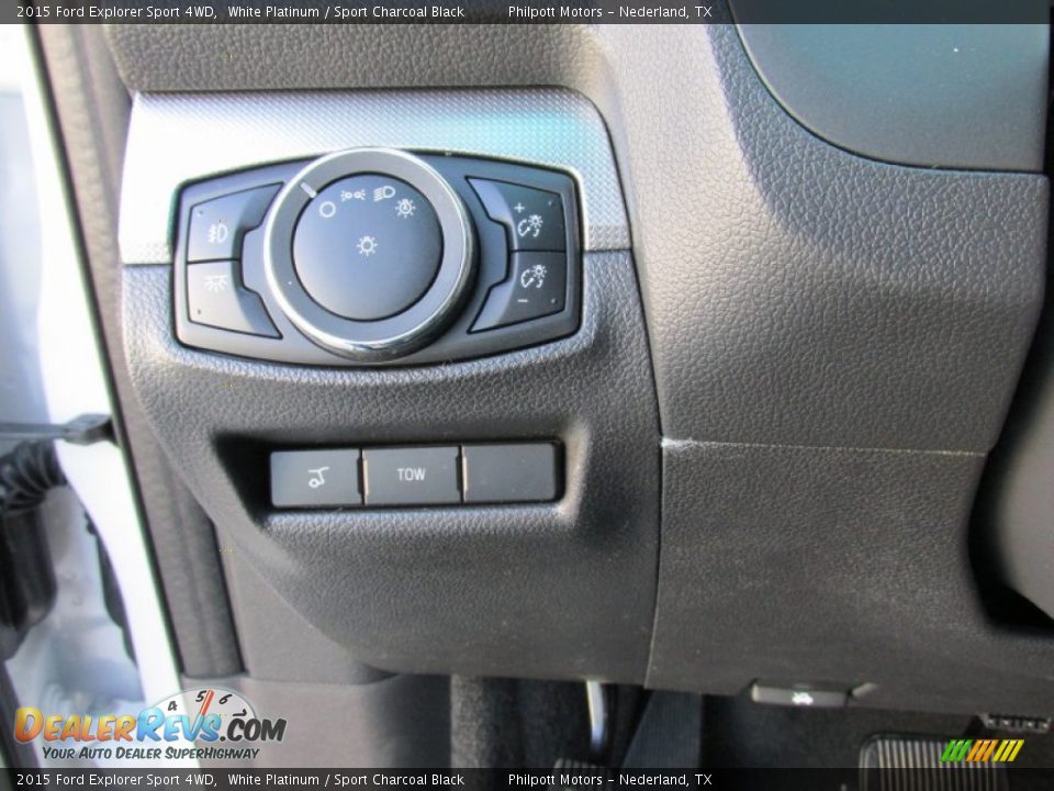 2015 Ford Explorer Sport 4WD White Platinum / Sport Charcoal Black Photo #36