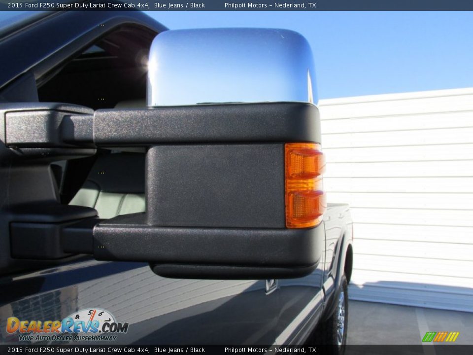 2015 Ford F250 Super Duty Lariat Crew Cab 4x4 Blue Jeans / Black Photo #13
