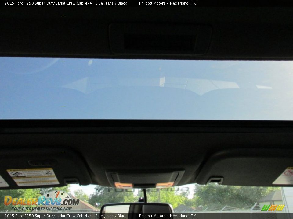 2015 Ford F250 Super Duty Lariat Crew Cab 4x4 Blue Jeans / Black Photo #27