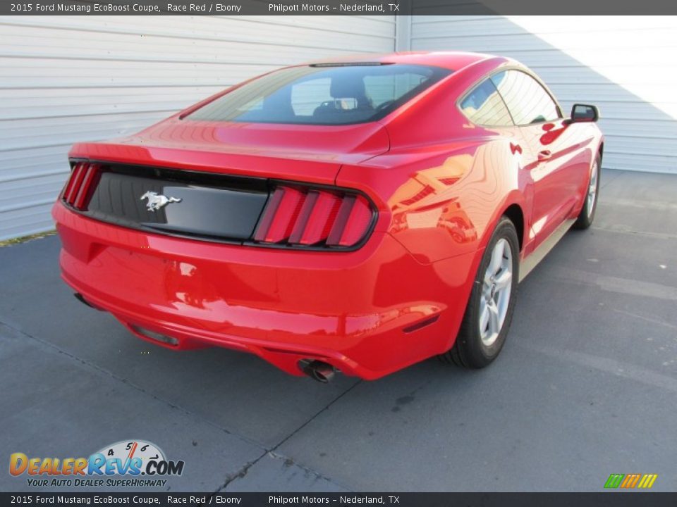 2015 Ford Mustang EcoBoost Coupe Race Red / Ebony Photo #4