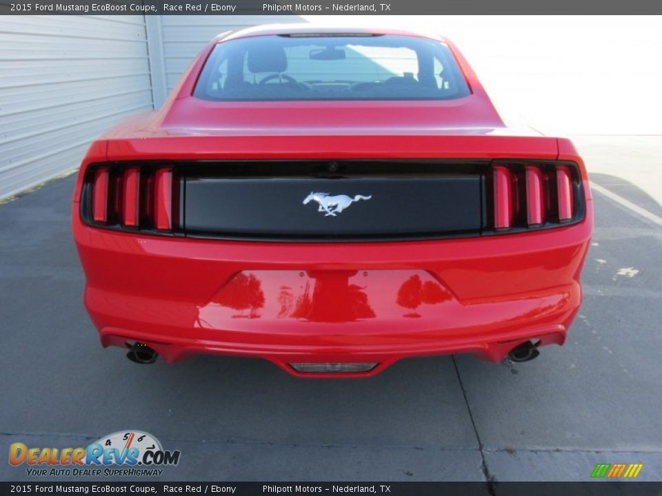 2015 Ford Mustang EcoBoost Coupe Race Red / Ebony Photo #5