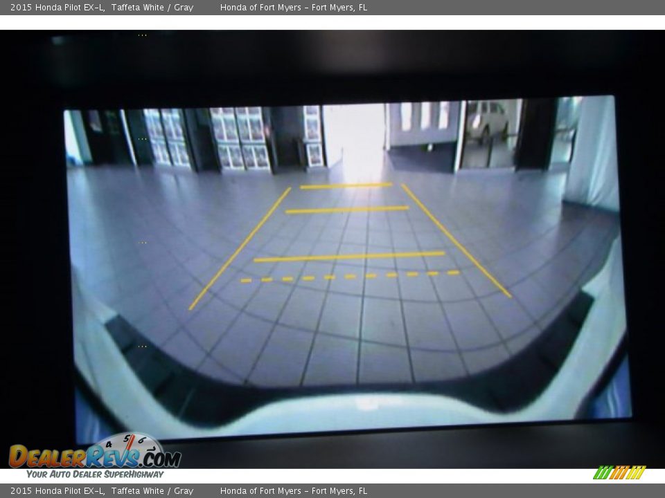 2015 Honda Pilot EX-L Taffeta White / Gray Photo #14