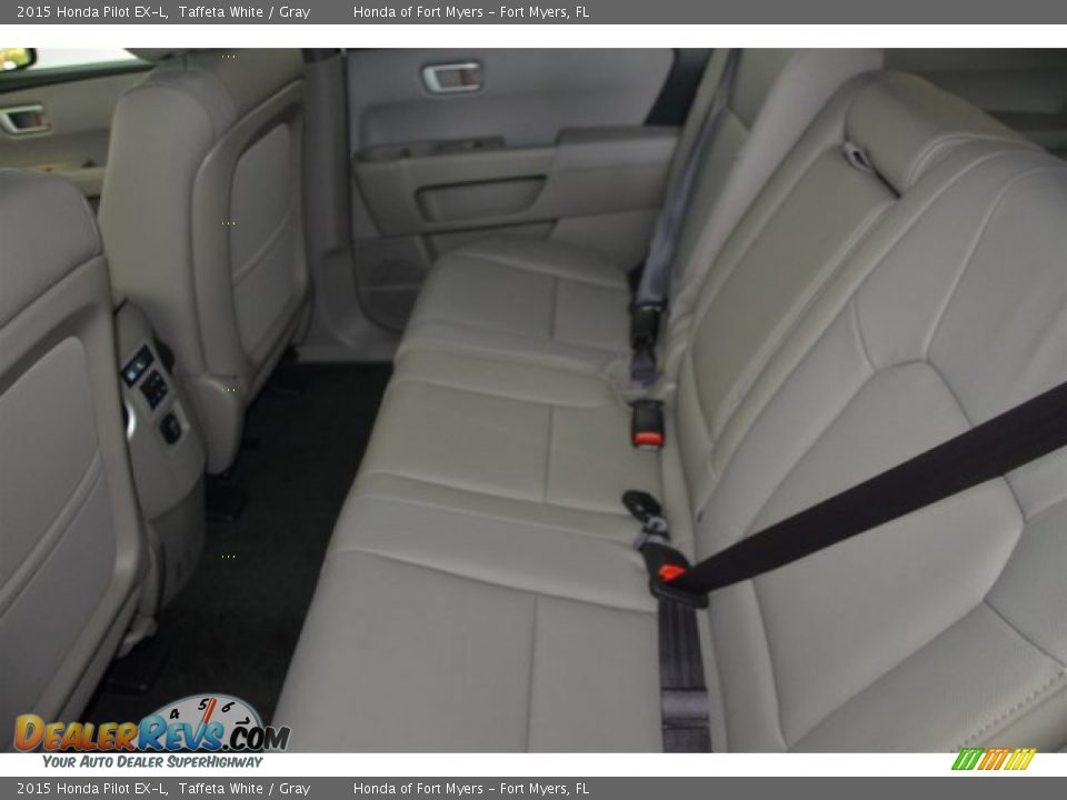 2015 Honda Pilot EX-L Taffeta White / Gray Photo #20
