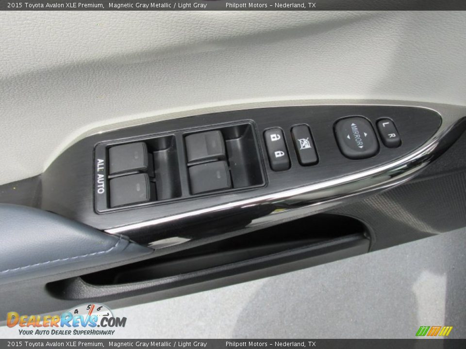 2015 Toyota Avalon XLE Premium Magnetic Gray Metallic / Light Gray Photo #20