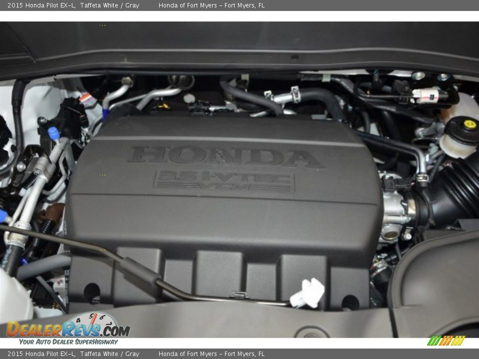 2015 Honda Pilot EX-L Taffeta White / Gray Photo #26