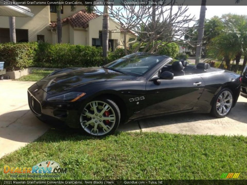 2011 Maserati GranTurismo Convertible GranCabrio Nero (Black) / Nero Photo #1