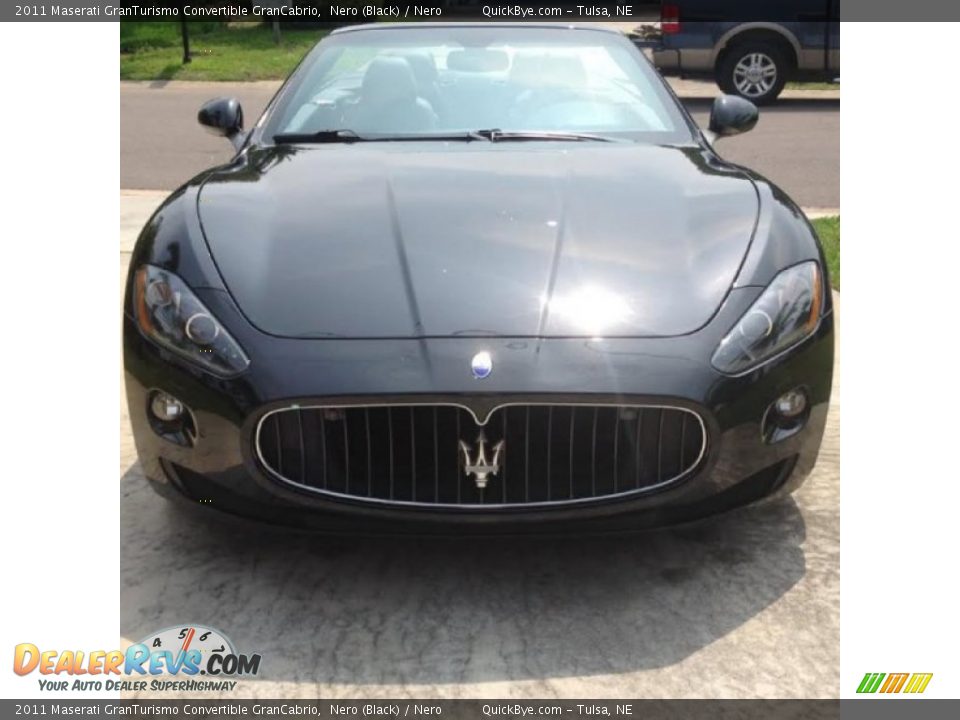 2011 Maserati GranTurismo Convertible GranCabrio Nero (Black) / Nero Photo #3