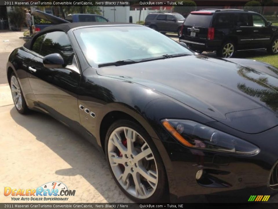 2011 Maserati GranTurismo Convertible GranCabrio Nero (Black) / Nero Photo #4