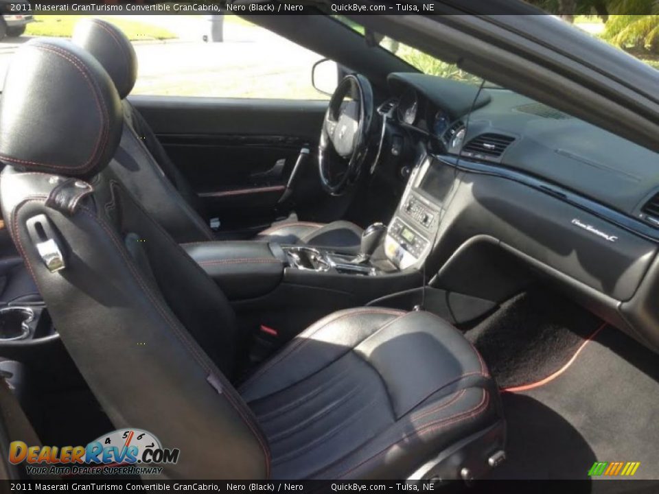2011 Maserati GranTurismo Convertible GranCabrio Nero (Black) / Nero Photo #6