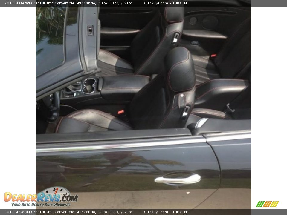 2011 Maserati GranTurismo Convertible GranCabrio Nero (Black) / Nero Photo #8