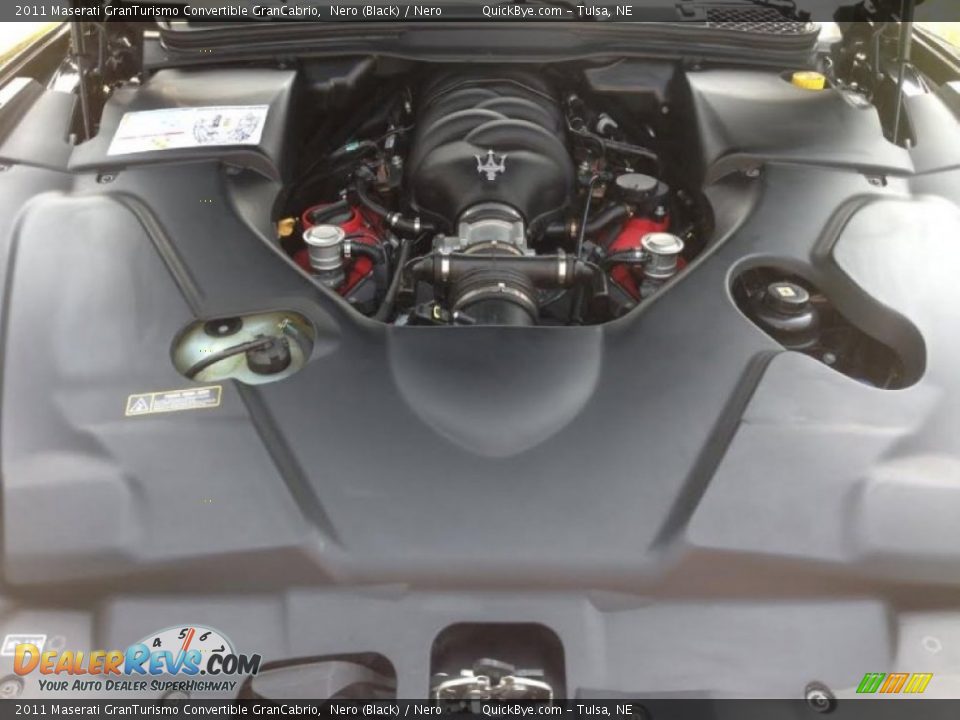 2011 Maserati GranTurismo Convertible GranCabrio Nero (Black) / Nero Photo #9