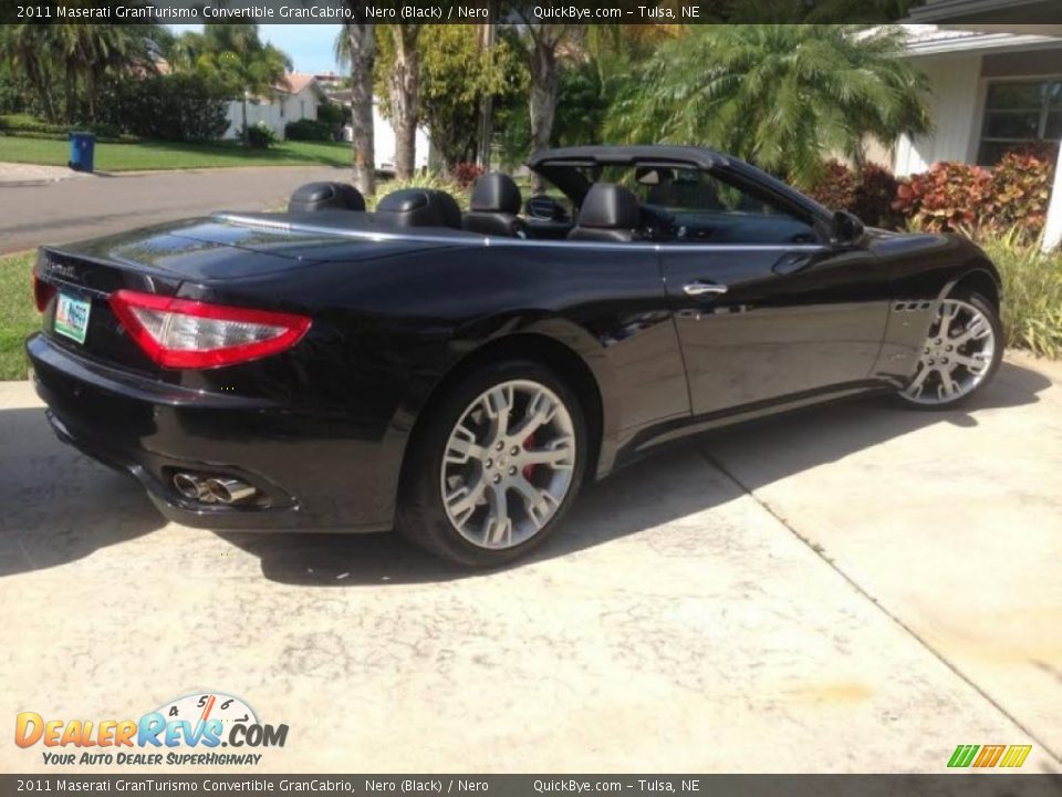 2011 Maserati GranTurismo Convertible GranCabrio Nero (Black) / Nero Photo #13
