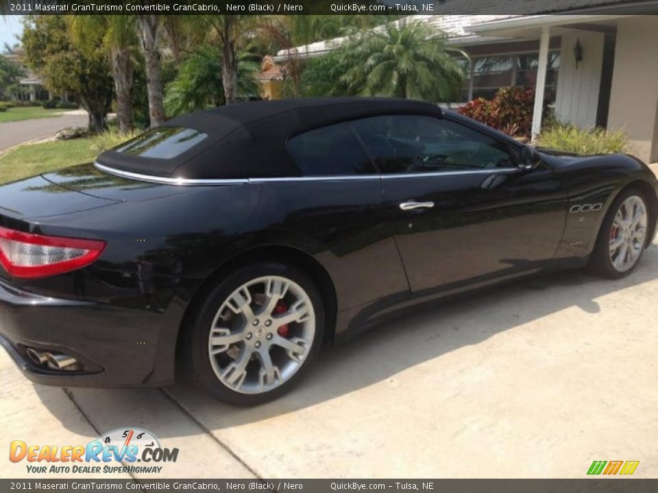 2011 Maserati GranTurismo Convertible GranCabrio Nero (Black) / Nero Photo #15