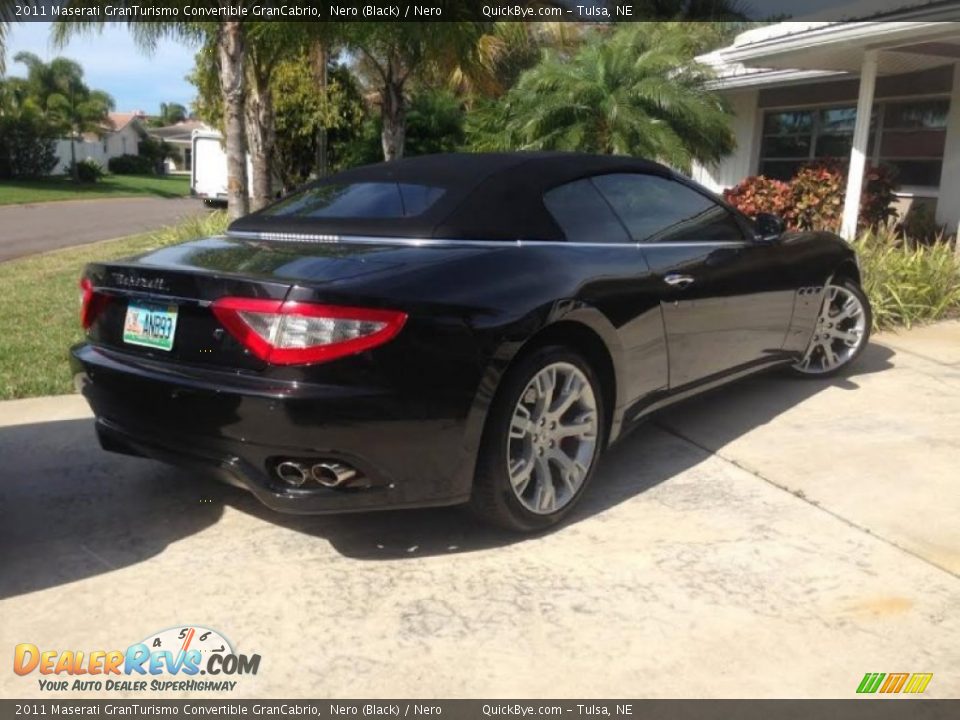 2011 Maserati GranTurismo Convertible GranCabrio Nero (Black) / Nero Photo #16