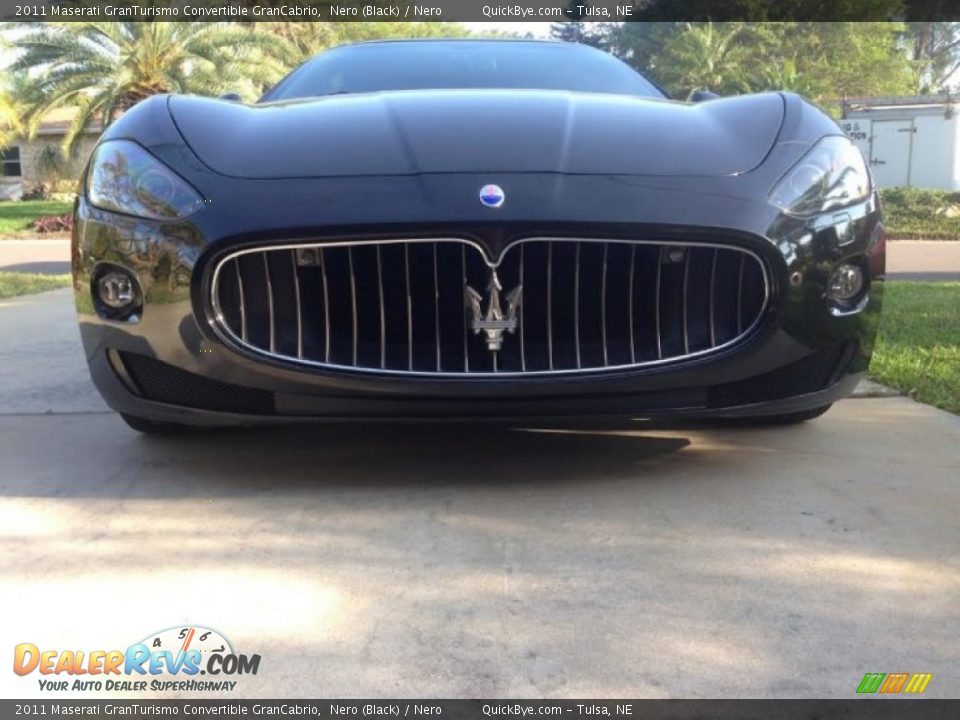 2011 Maserati GranTurismo Convertible GranCabrio Nero (Black) / Nero Photo #18