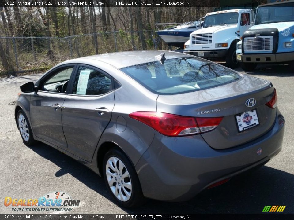2012 Hyundai Elantra GLS Harbor Gray Metallic / Gray Photo #9