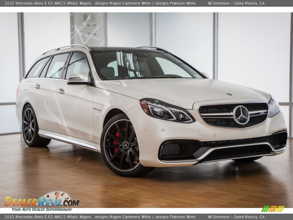 Front 3/4 View of 2015 Mercedes-Benz E 63 AMG S 4Matic Wagon Photo #2