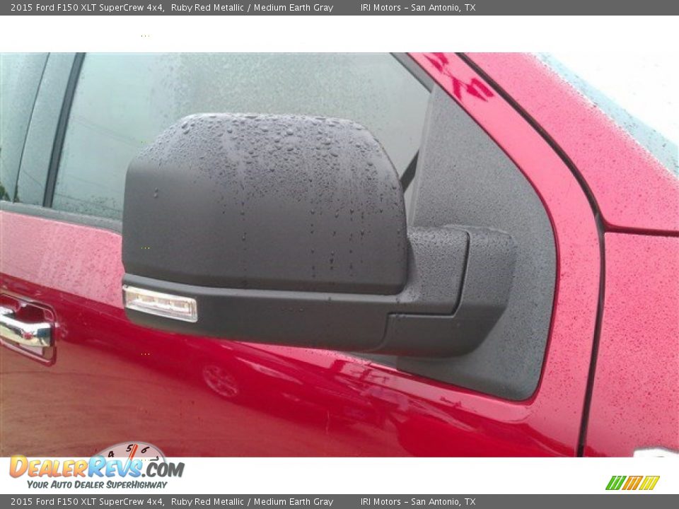 2015 Ford F150 XLT SuperCrew 4x4 Ruby Red Metallic / Medium Earth Gray Photo #5