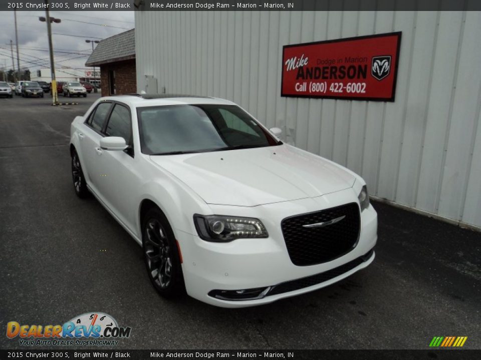 2015 Chrysler 300 S Bright White / Black Photo #1