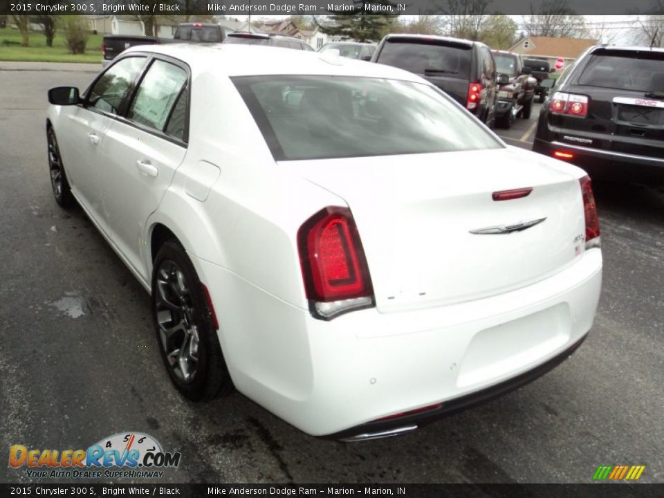 2015 Chrysler 300 S Bright White / Black Photo #3