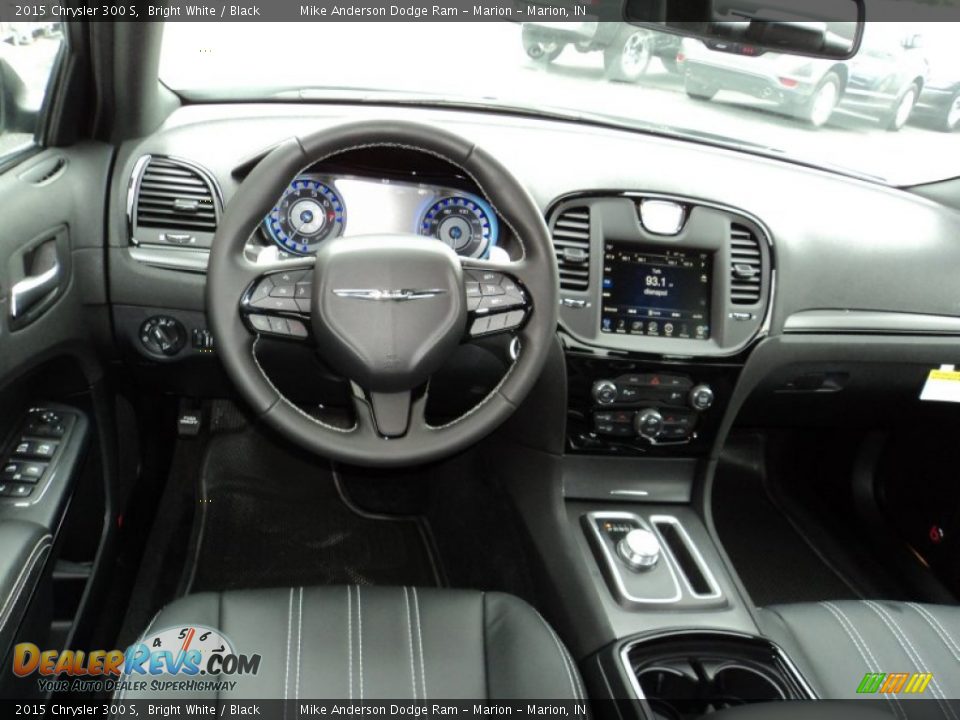 2015 Chrysler 300 S Bright White / Black Photo #4