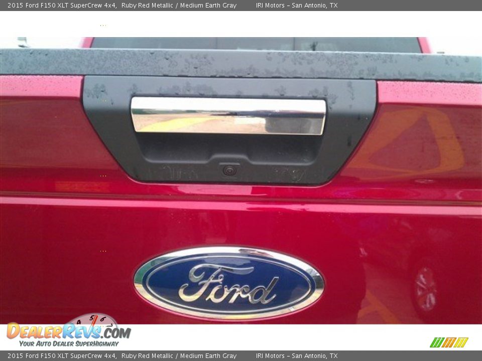 2015 Ford F150 XLT SuperCrew 4x4 Ruby Red Metallic / Medium Earth Gray Photo #15