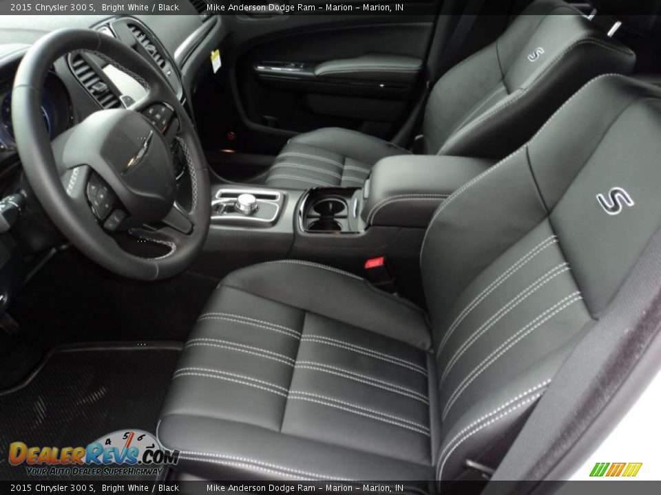2015 Chrysler 300 S Bright White / Black Photo #5