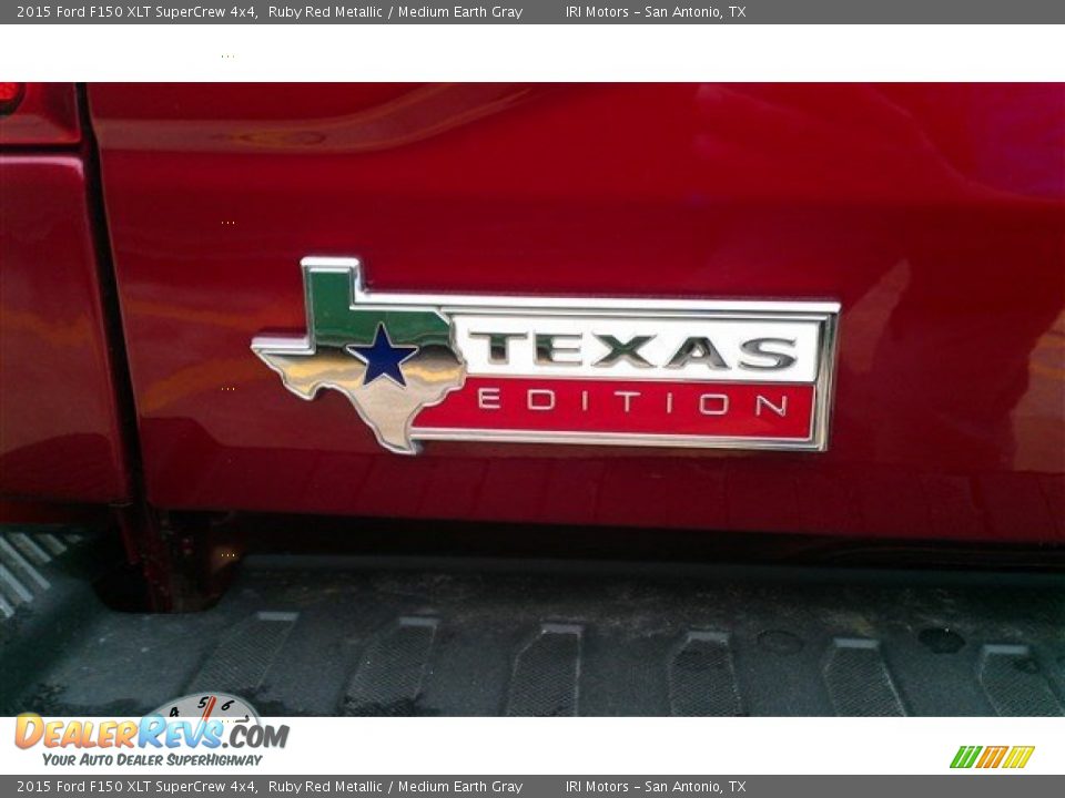 2015 Ford F150 XLT SuperCrew 4x4 Ruby Red Metallic / Medium Earth Gray Photo #16