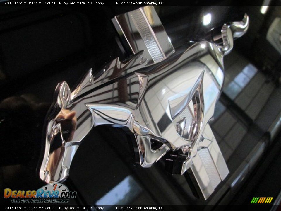 2015 Ford Mustang V6 Coupe Ruby Red Metallic / Ebony Photo #6