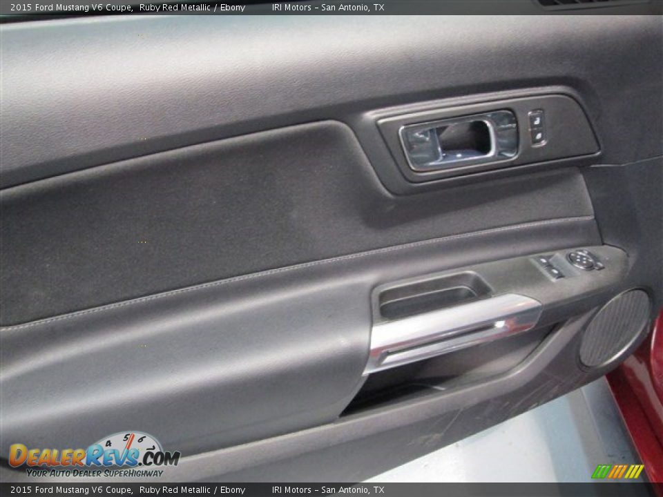 2015 Ford Mustang V6 Coupe Ruby Red Metallic / Ebony Photo #10