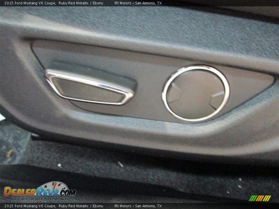 2015 Ford Mustang V6 Coupe Ruby Red Metallic / Ebony Photo #12