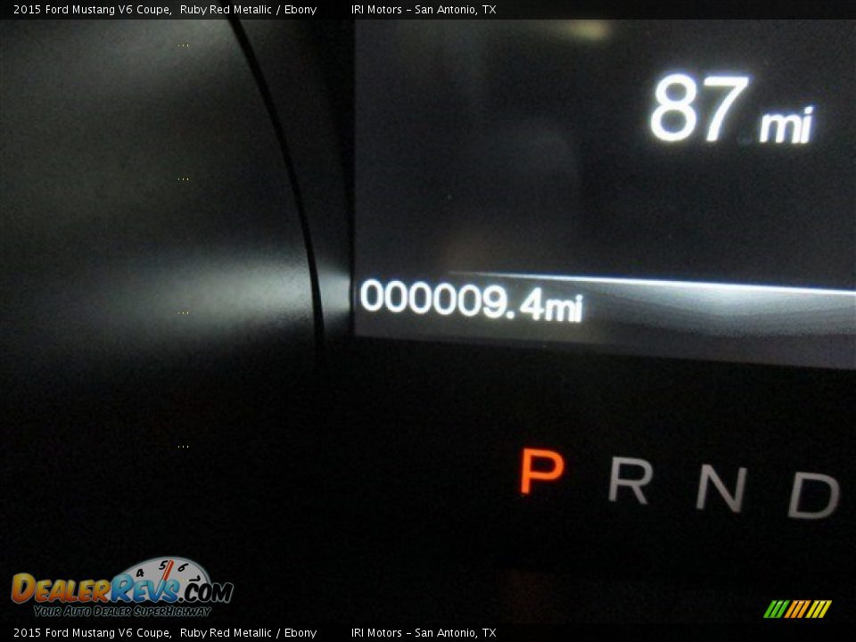 2015 Ford Mustang V6 Coupe Ruby Red Metallic / Ebony Photo #15