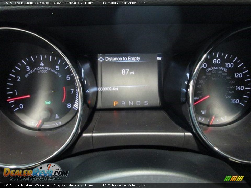 2015 Ford Mustang V6 Coupe Ruby Red Metallic / Ebony Photo #16