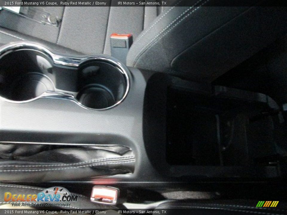 2015 Ford Mustang V6 Coupe Ruby Red Metallic / Ebony Photo #18