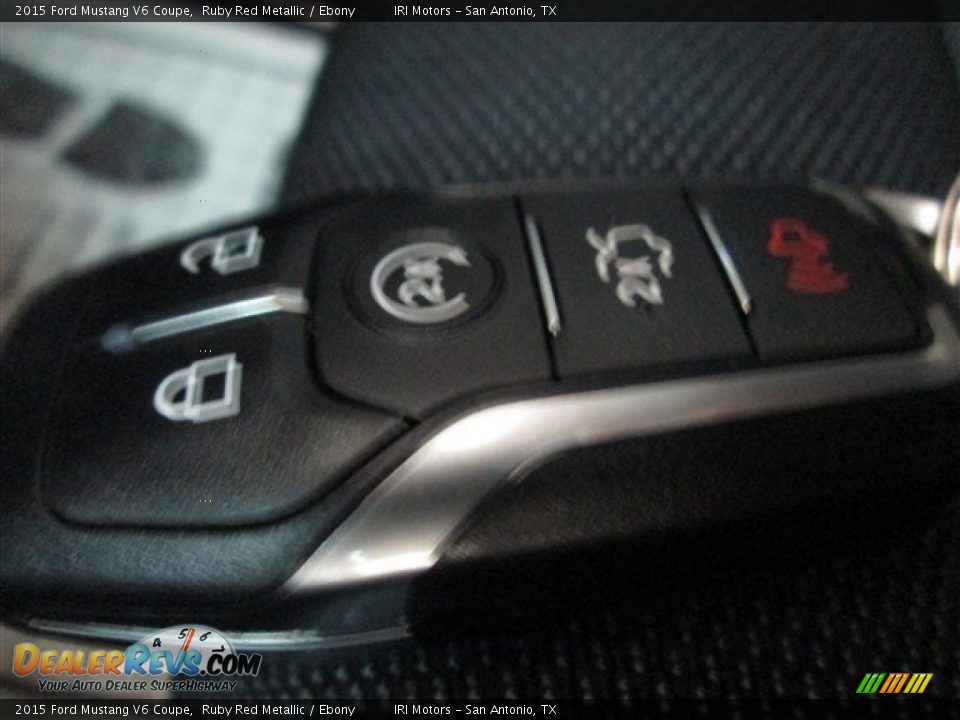 2015 Ford Mustang V6 Coupe Ruby Red Metallic / Ebony Photo #19