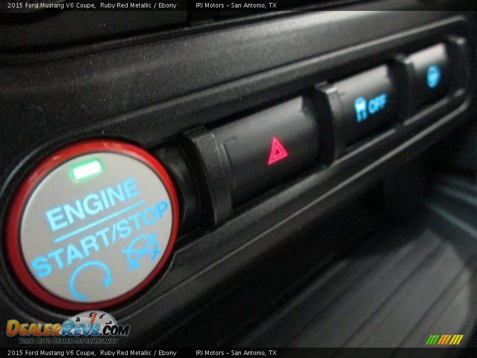 2015 Ford Mustang V6 Coupe Ruby Red Metallic / Ebony Photo #20