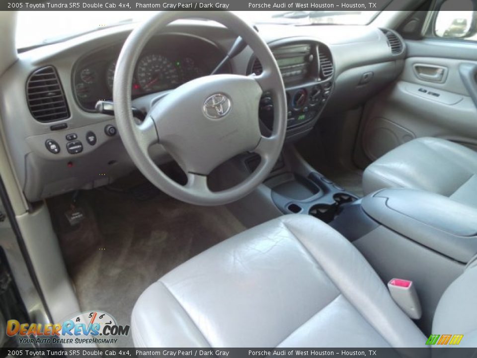 Dark Gray Interior - 2005 Toyota Tundra SR5 Double Cab 4x4 Photo #14