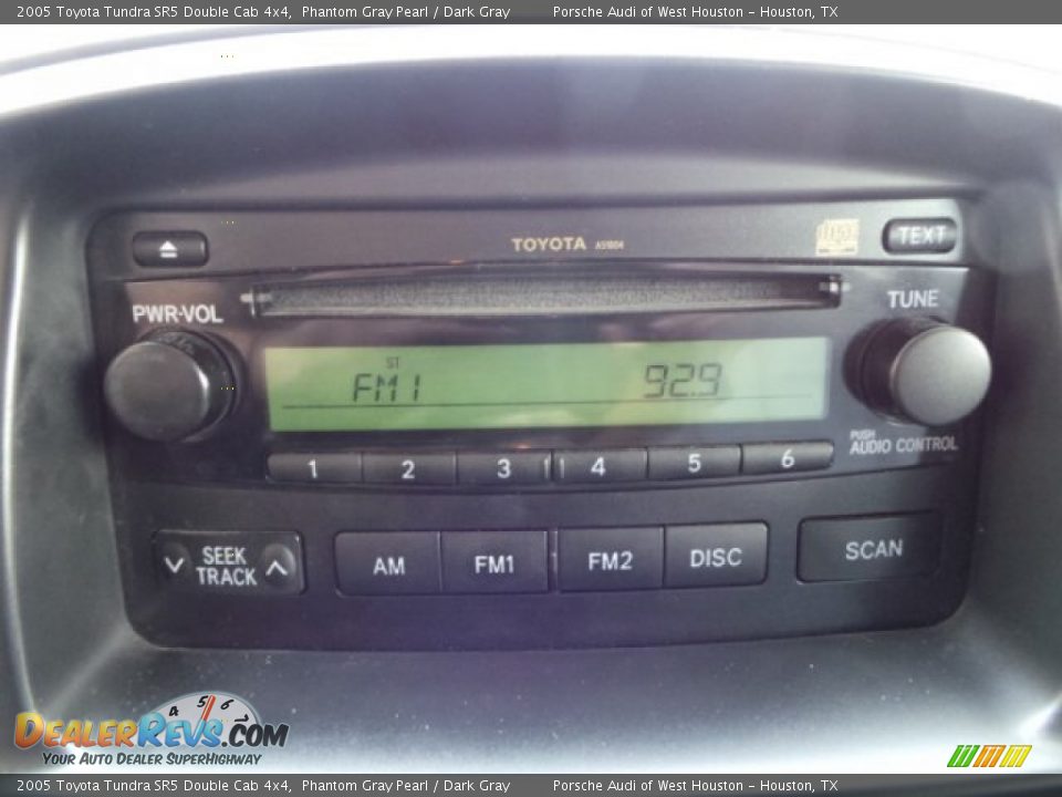 Audio System of 2005 Toyota Tundra SR5 Double Cab 4x4 Photo #22