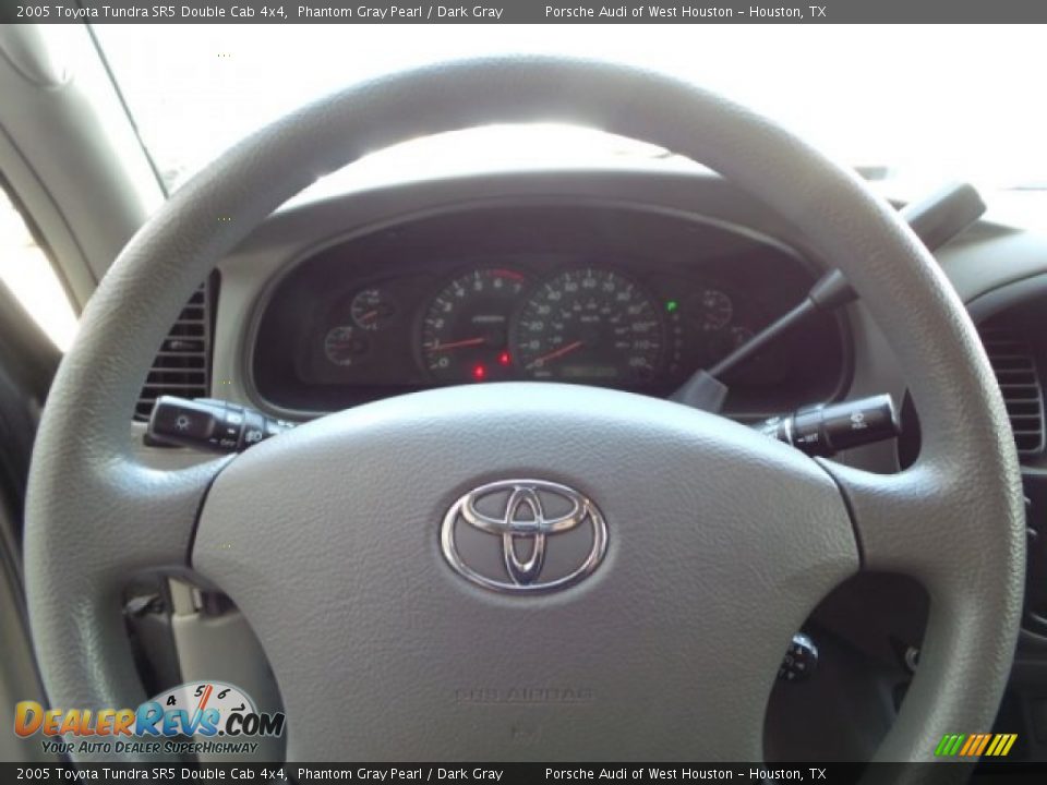 2005 Toyota Tundra SR5 Double Cab 4x4 Steering Wheel Photo #27