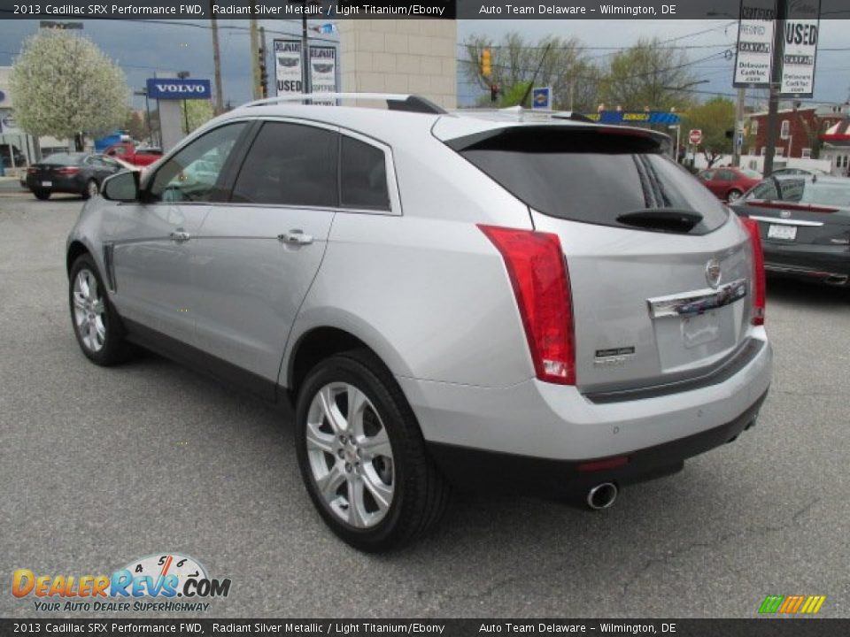 2013 Cadillac SRX Performance FWD Radiant Silver Metallic / Light Titanium/Ebony Photo #8